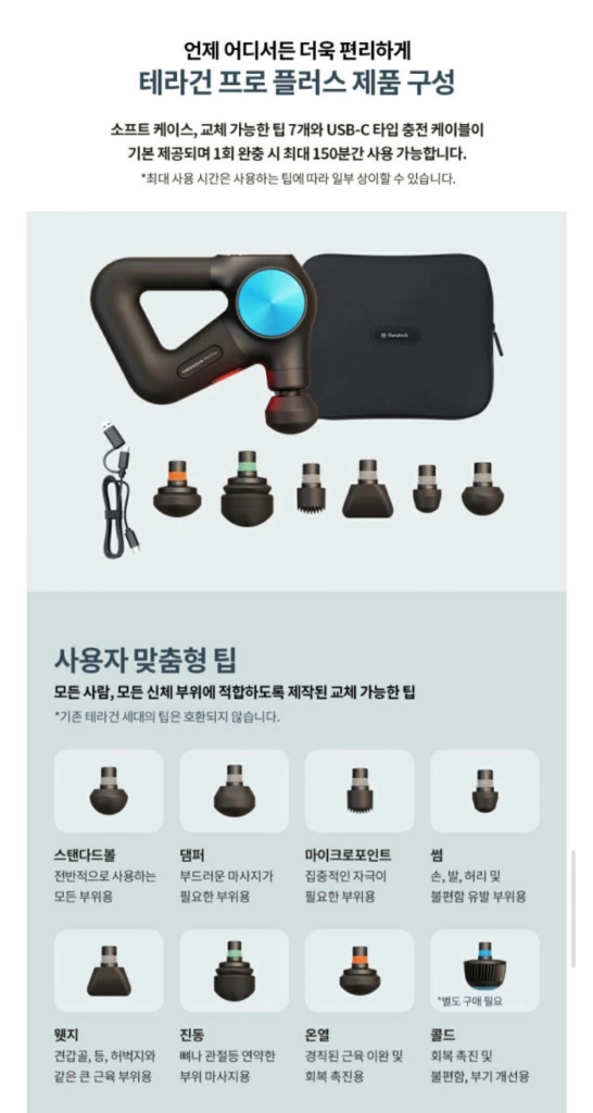 테라바디 테라건 프로 플러스 미개봉 새제품 이미지