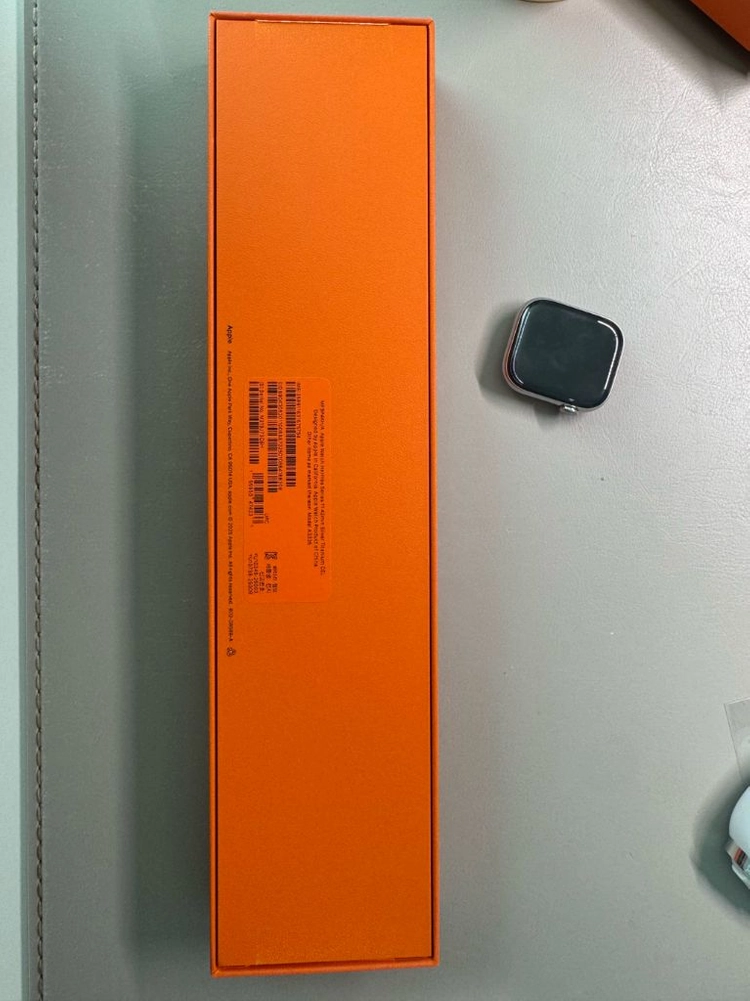 애플워치 에르메스 시리즈11 42mm 실버 티타늄 풀박스 2029년까지 애플케어플러스 보증 이미지