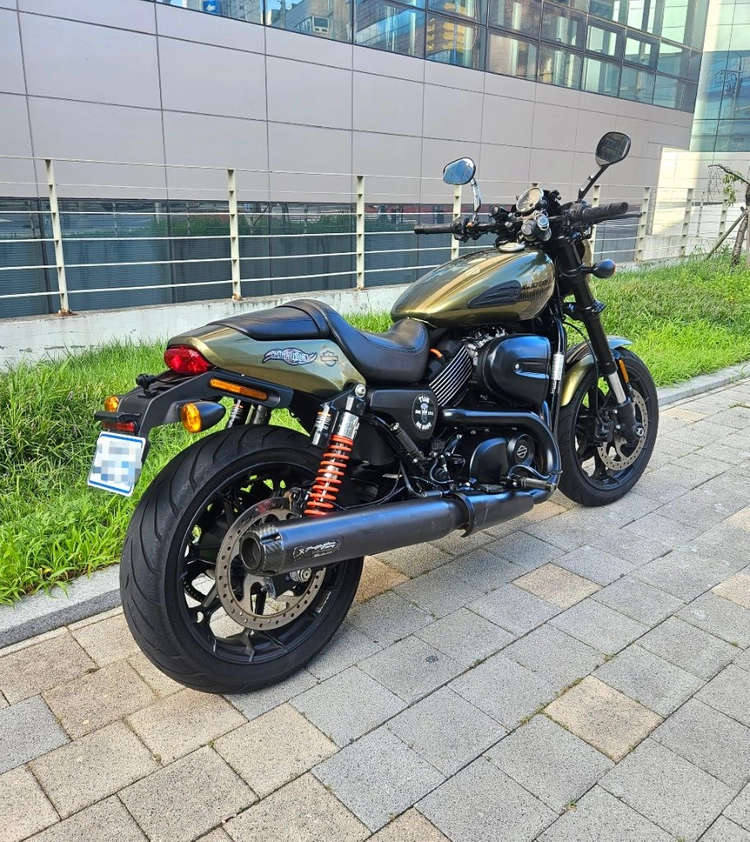할리 스트리트로드 750 팝콘배기 판매합니다 이미지
