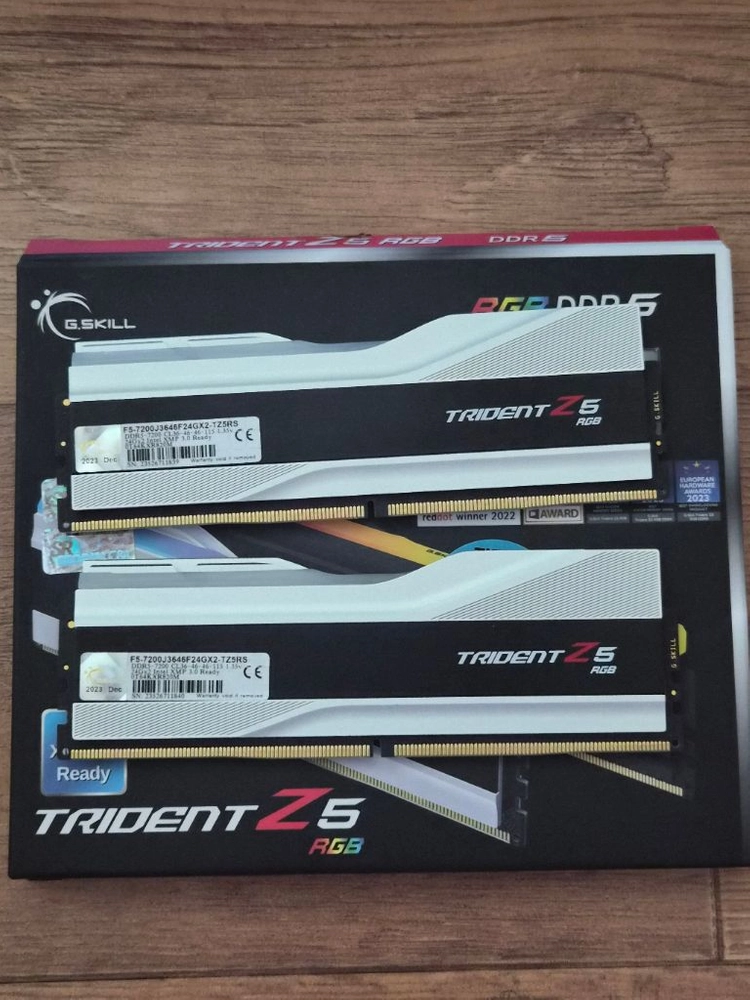 서린 정품 g.skill 지스킬 DDR5 7200 48gb 램 팝니다 이미지
