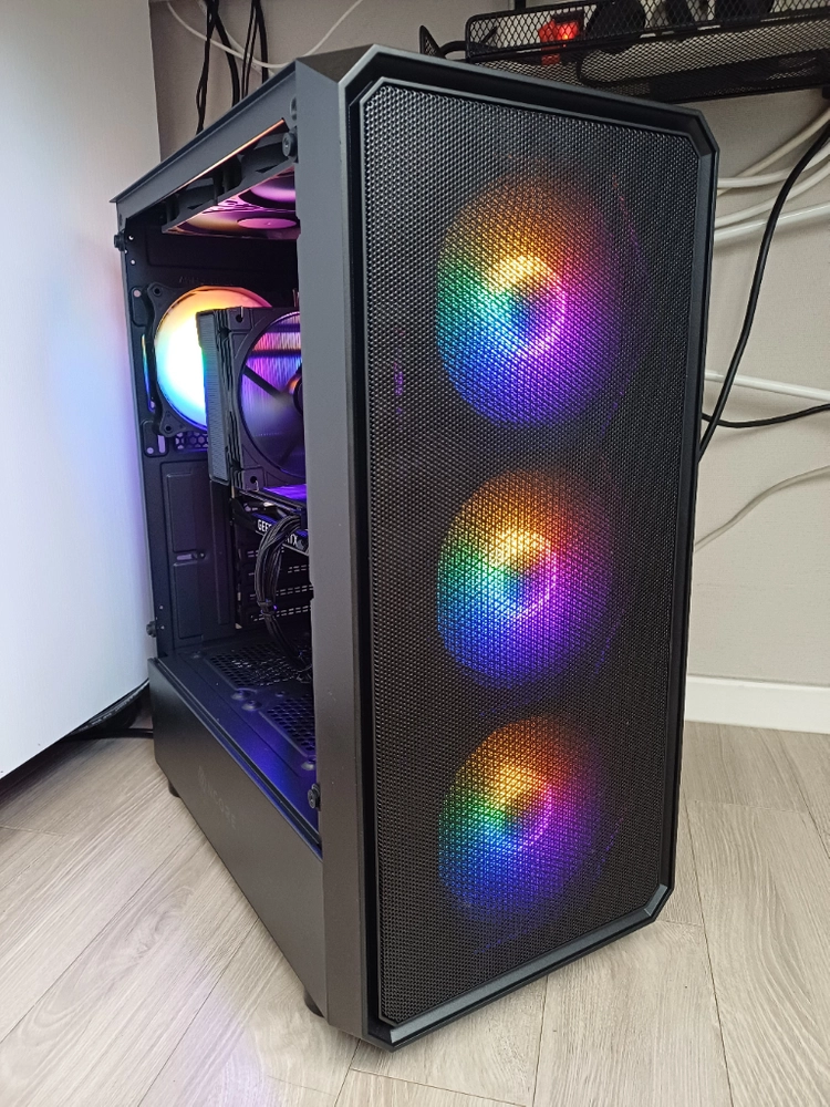 게이밍 컴퓨터 라이젠5 5600 + 2060슈퍼 + 500SSD + B550M 데스크탑 이미지
