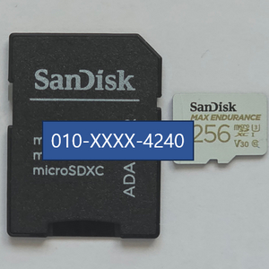 샌디스크 Sandisk MAX ENDURANCE 256GB 이미지