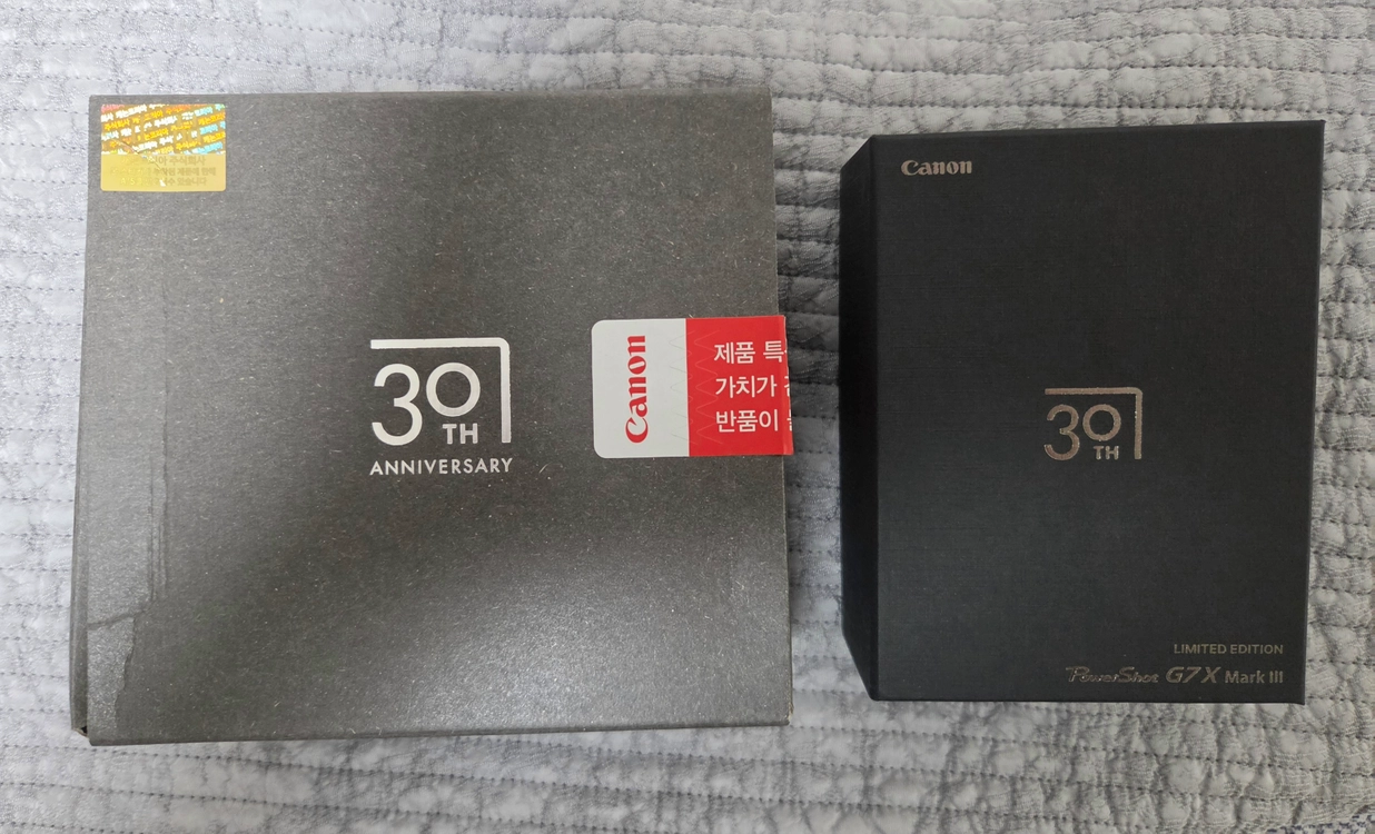 CANON 캐논 G7X MARK3 마크3 30주년 추가배터리 SD카드 - 안심되는 중고거래