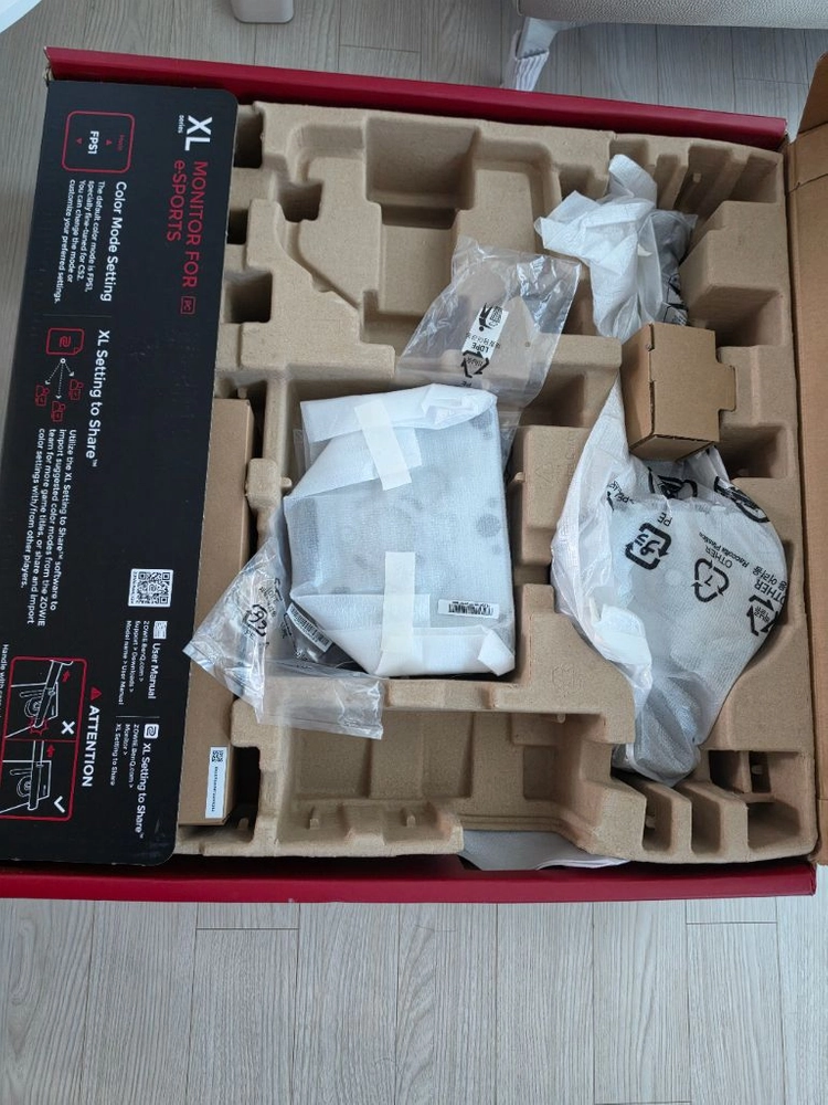 벤큐 XL2540X+ 조위기어 이미지