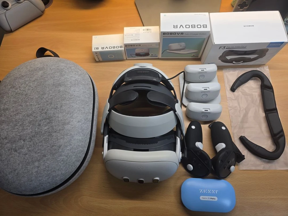 메타 퀘스트3 128gb, bobovr 악세서리 세트 이미지