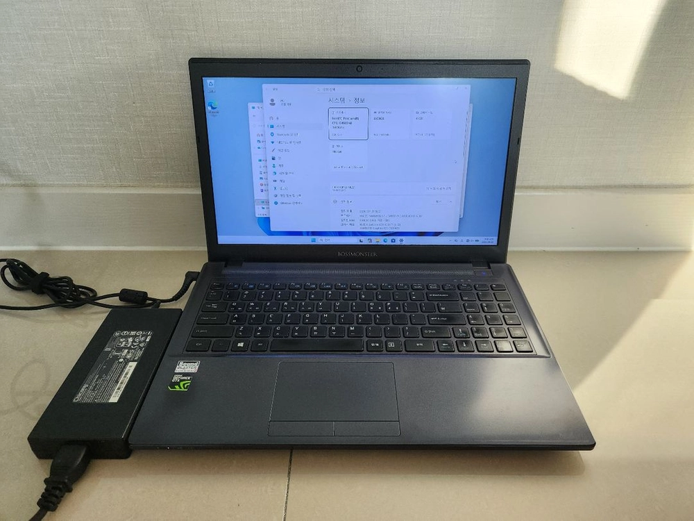 게이밍 노트북 한성 보스몬스터 xh57 gtx1050ti 모델 판매합니다. - 안심되는 중고거래
