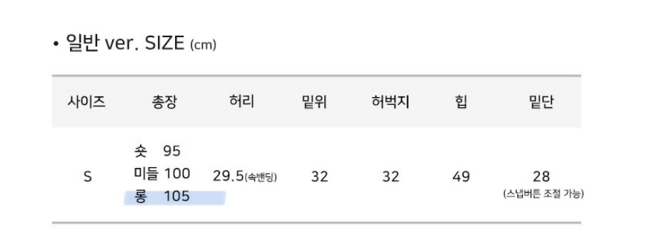 모디무드 청바지 데님팬츠 중청 이미지