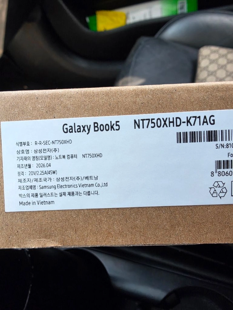 삼성 갤럭시북 NT750XHD-K71AG 노트북 팝니다 이미지