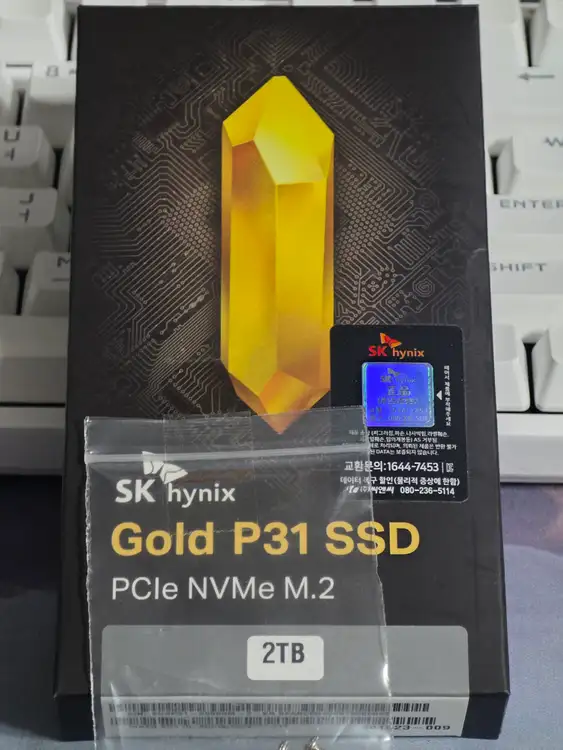 미사용 신품)SK하이닉스 P31 2TB NVMe M.2 SSD 정품 AS 28년 6월까지 이미지