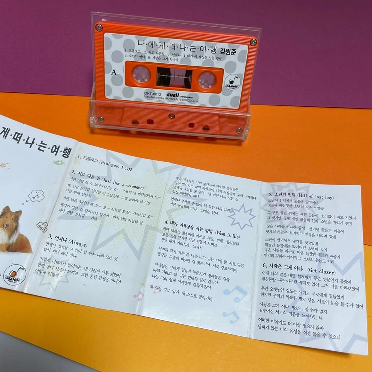 [중고음반/TAPE] 김원준 2집 '나에게 떠나는 여행' 카세트테이프 이미지