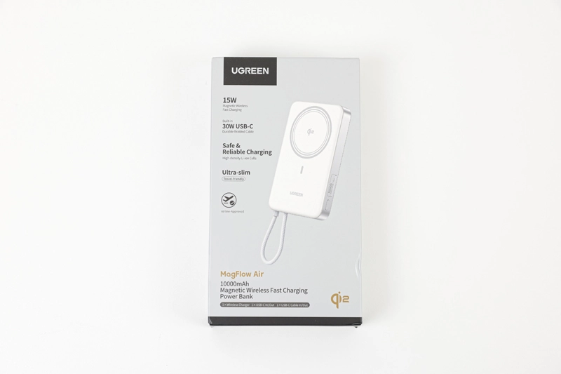 UGREEN 유그린 MagFlow Air PB570 10000mA 맥세이프 보조배터리 판매합니다. 이미지