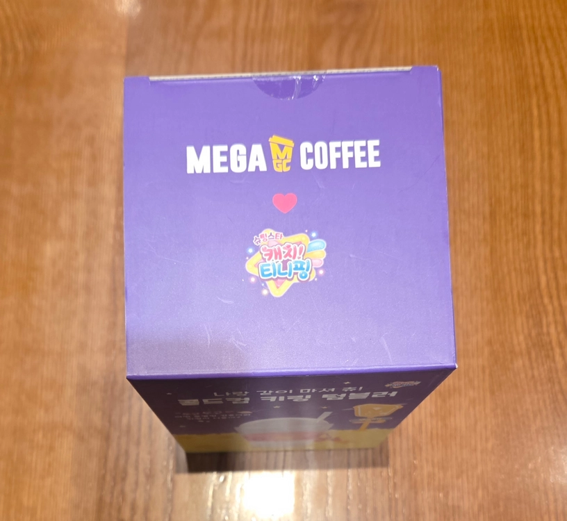 메가커피 캐치 티니핑 콜라보 콜드컵 키링 텀블러 미사용 새상품 이미지