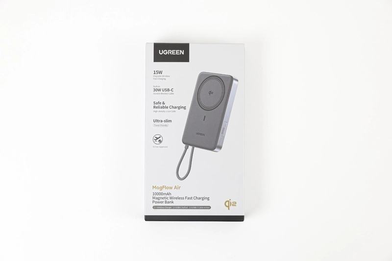 UGREEN 유그린 MagFlow Air PB570 10000mA 맥세이프 보조배터리 판매합니다. 이미지