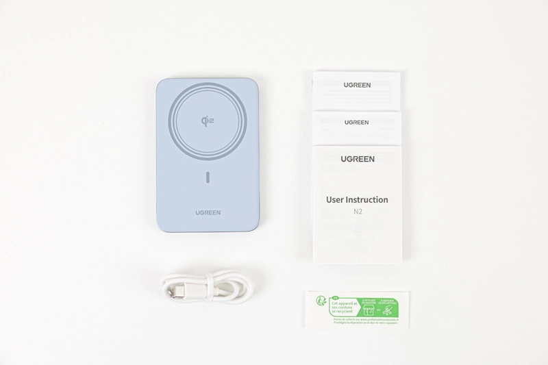 UGREEN 유그린 MagFlow Air PB580 5000mA 맥세이프 보조배터리 판매합니다. 이미지