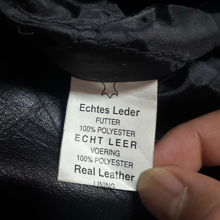 [빈티지/리얼레더] 팔콘(FALCON) 리얼 가죽 집업 자켓 블랙 M (Genuine Leather) 이미지