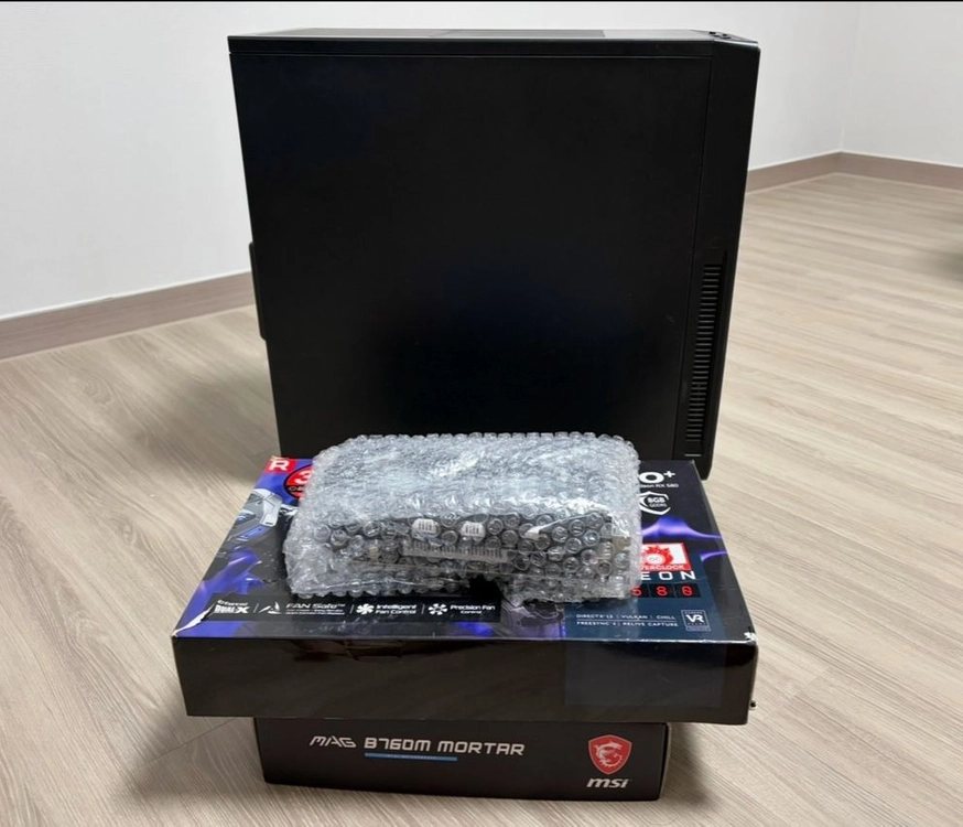i5-13400F / RX580 8GB / DDR5 32GB / B760M 박격포 / 32GK850F + 1050 이미지