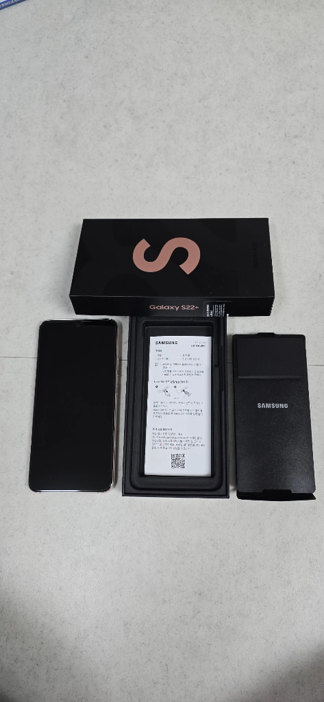 갤럭시 S22 PLUS 256GB 핑크 풀박스 이미지