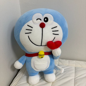 하트도라에몽 인형약25cm 이미지