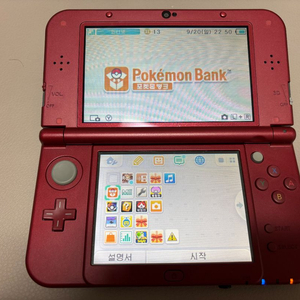 닌텐도 new 3ds xl 레드 순정 포뱅 포무 포켓몬금 이미지