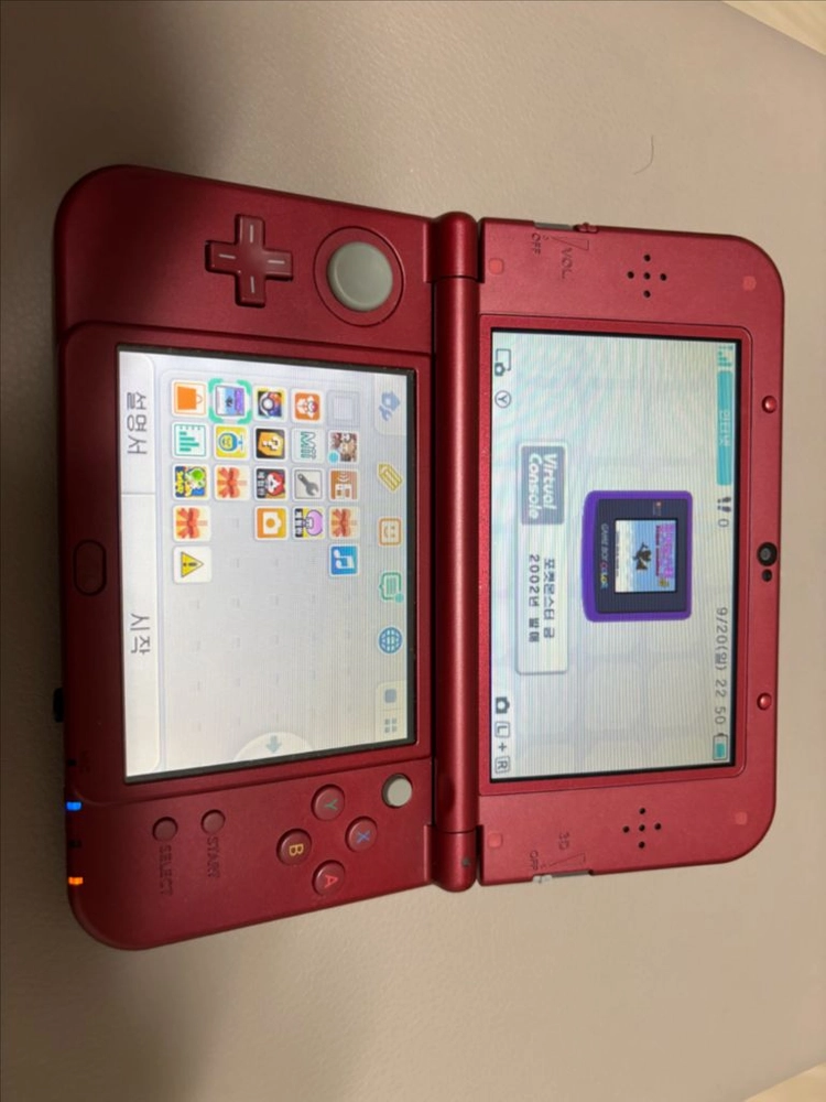 닌텐도 new 3ds xl 레드 순정 포뱅 포무 포켓몬금 이미지
