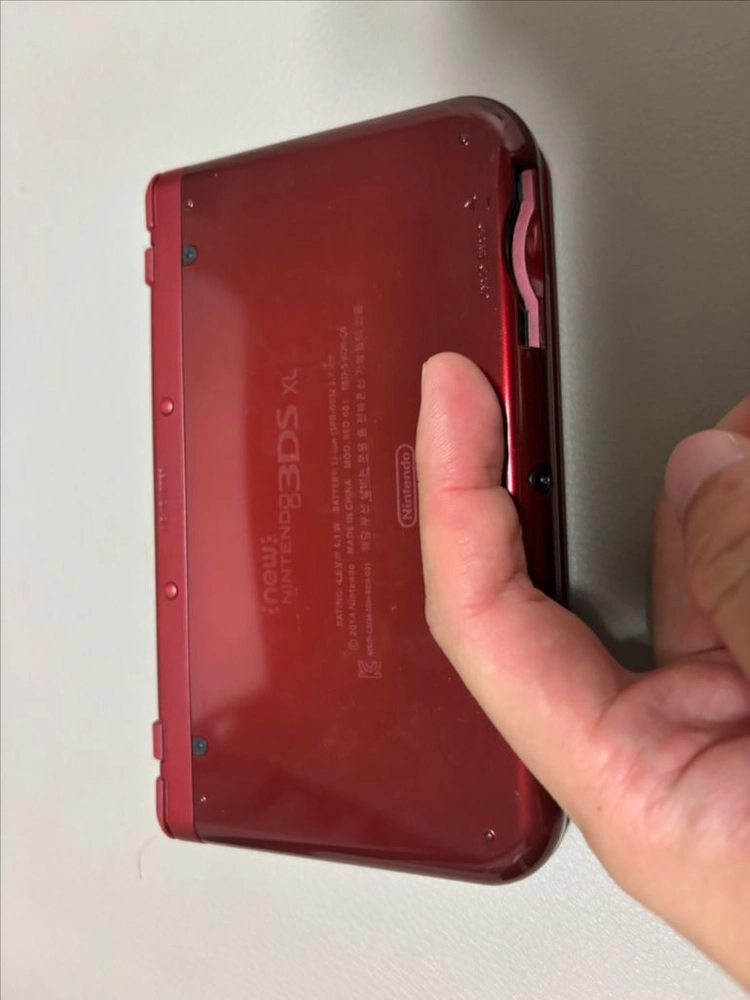 닌텐도 new 3ds xl 레드 순정 포뱅 포무 포켓몬금 이미지