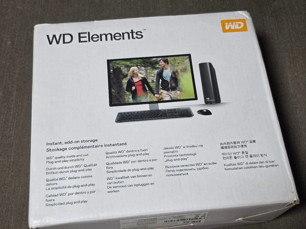 WD ELEMENTS 12TB 외장하드(미개봉) 이미지