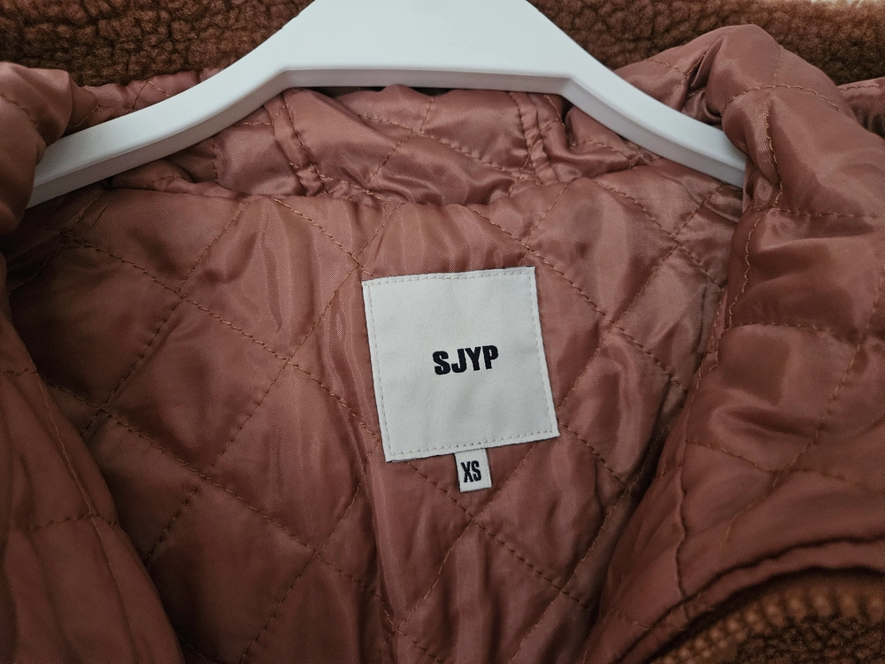 한섬 sjyp 롱 셰르파 점퍼 뽀글이 22fw 이미지