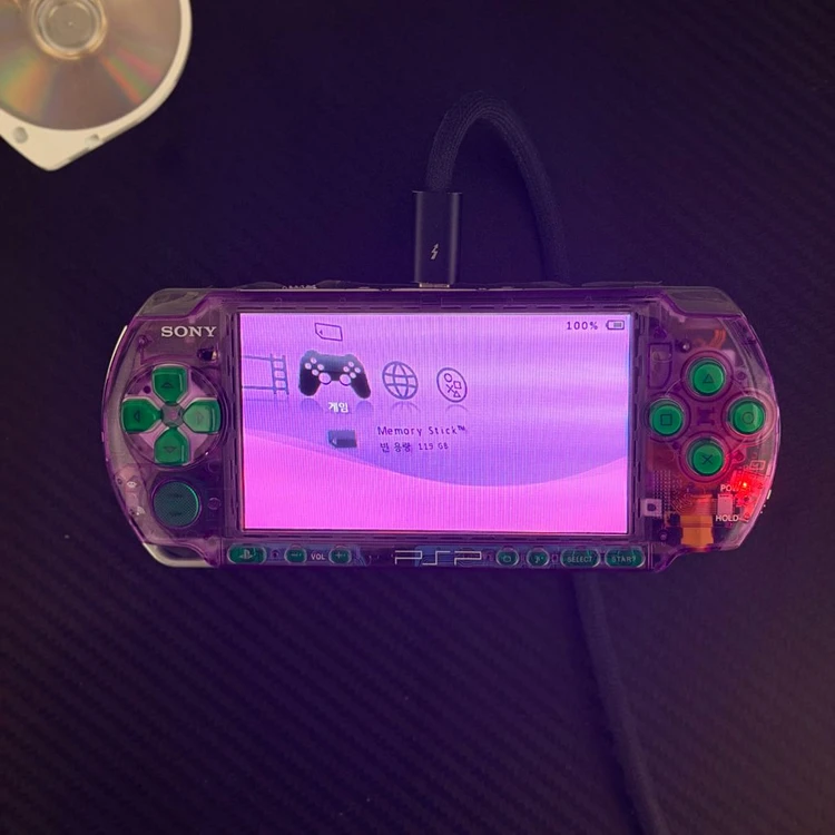 PSP3000클리어 EVA 커스텀 C타입 IPS 128GB 이미지