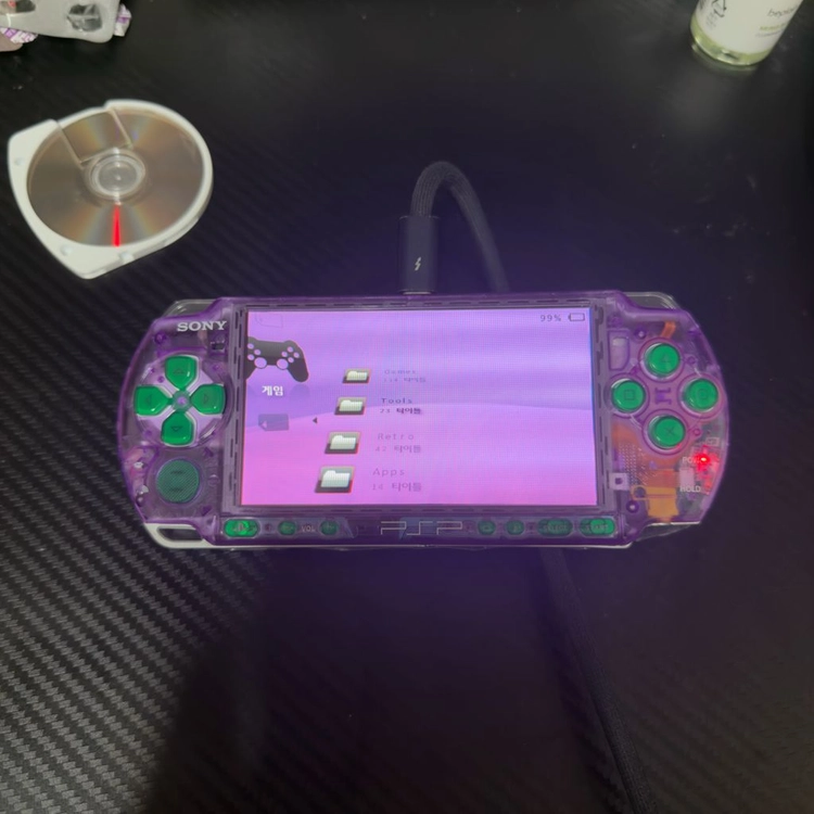 PSP3000클리어 EVA 커스텀 C타입 IPS 128GB 이미지
