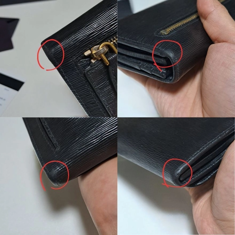 [100%/정품] 프라다 비텔로 무브 가죽 장지갑 블랙, 프라다지갑,프라다장지갑 이미지