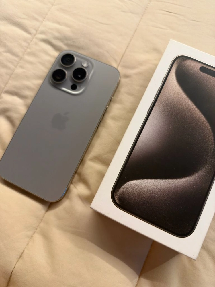 아이폰 15 프로 내츄럴 티타늄 256gb 이미지