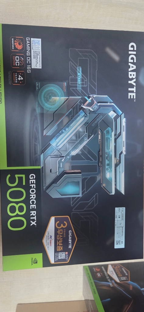 배달가능 GIGABYTE RTX5080 GAMING OC D7 16GB 피씨디렉트 - 안심되는 중고거래