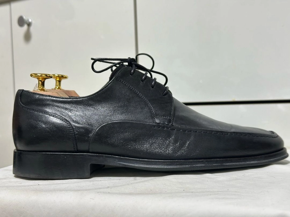 던힐 dunhill 이탈리아산 블랙 더비 정장 가죽구두 이미지