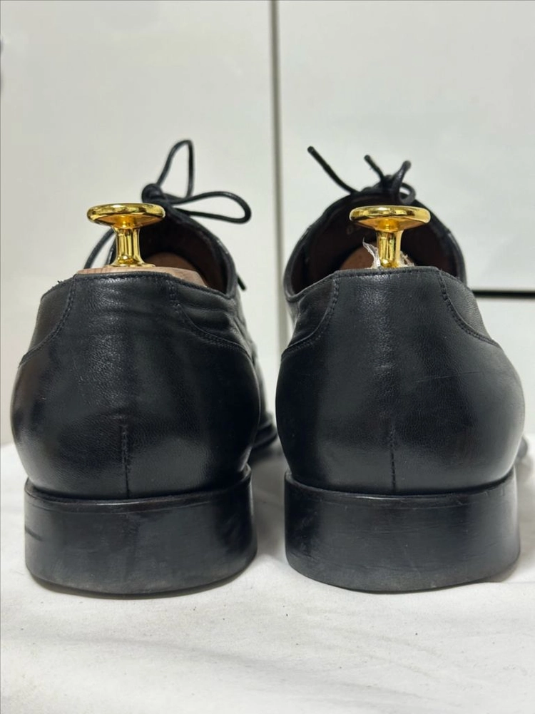 던힐 dunhill 이탈리아산 블랙 더비 정장 가죽구두 이미지