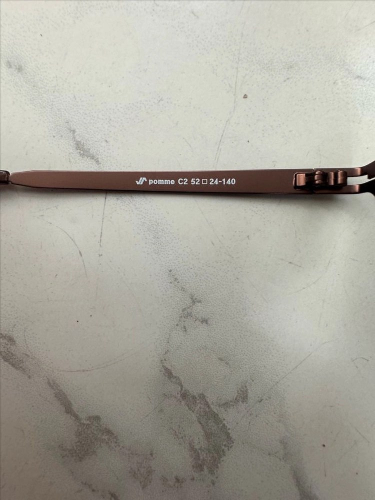 매혹적인 국산 연예인 애용 명품 VIVANT 비방트 pomme C2 버건디 메탈 선글라스 미사용 팝니다 이미지