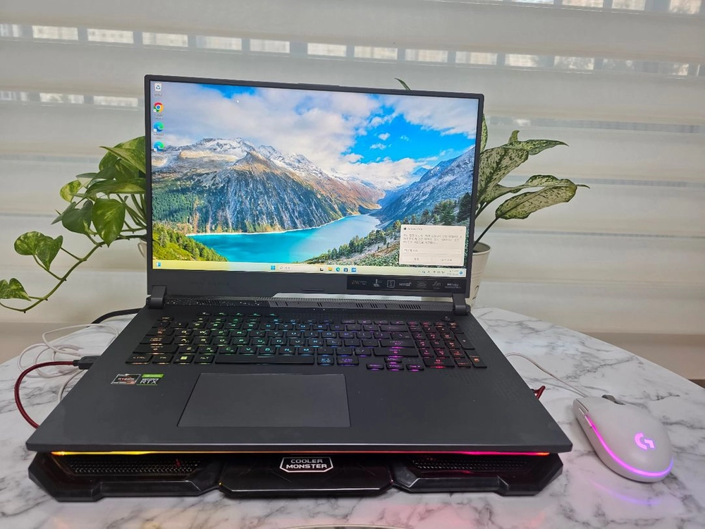 ROG Strix 17 노트북 DDR532기가, SSD2테라, 3080 이미지