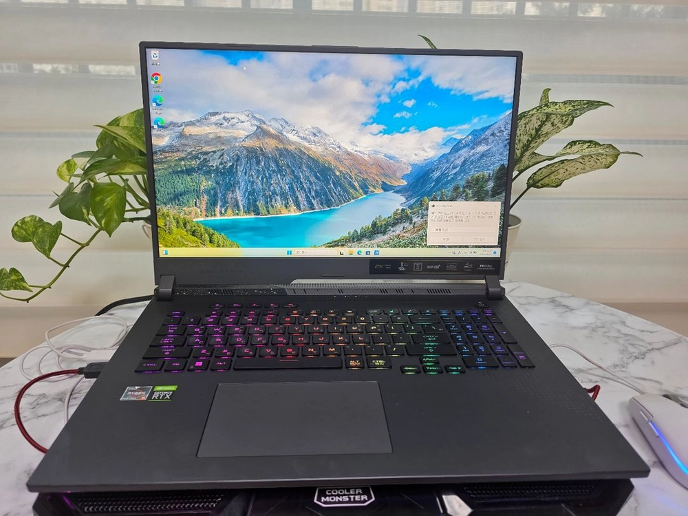 ROG Strix 17 노트북 DDR532기가, SSD2테라, 3080 이미지