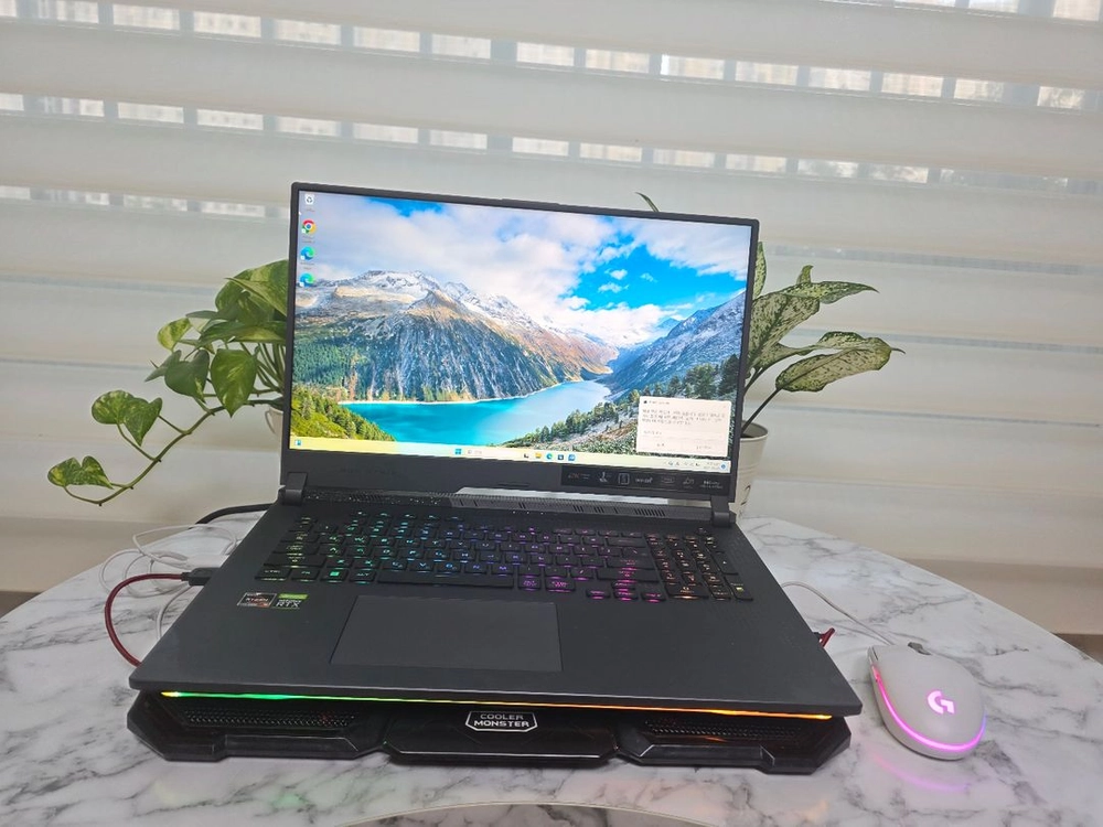 ROG Strix 17 노트북 DDR532기가, SSD2테라, 3080 이미지