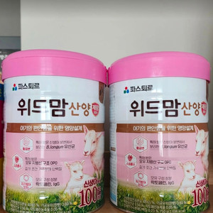 파스퇴르 위드맘 제왕산양 100일분유 4캔 이미지
