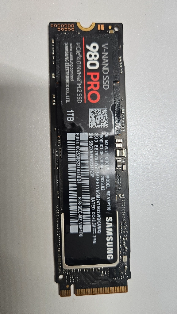 삼성 980PRO M.2 NVMe SSD 1TB - 안심되는 중고거래