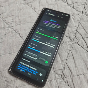 안 펼쳐지는 자급제 삼성 갤럭시 Z 폴드 3 256GB 이미지