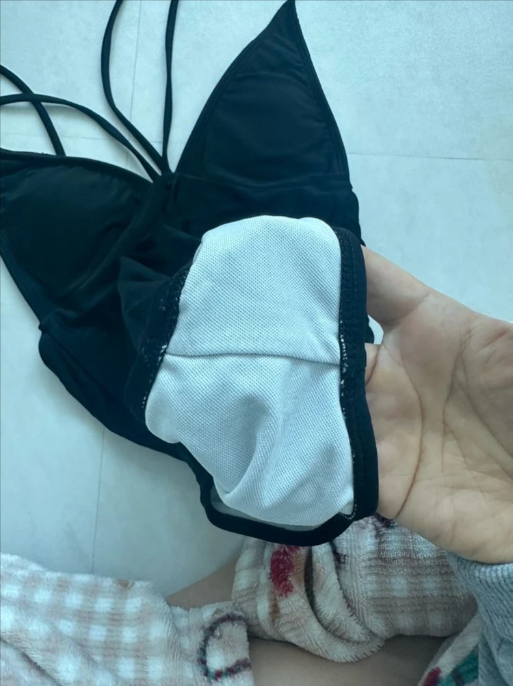여성 수영복 블랙색상 판매해요. 이미지