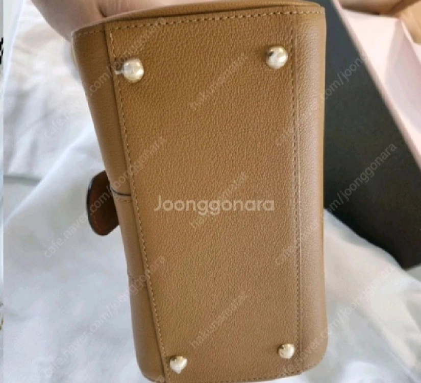 델보 브리앙 미니 로데오카프 가죽 베제탈 새상품 이미지