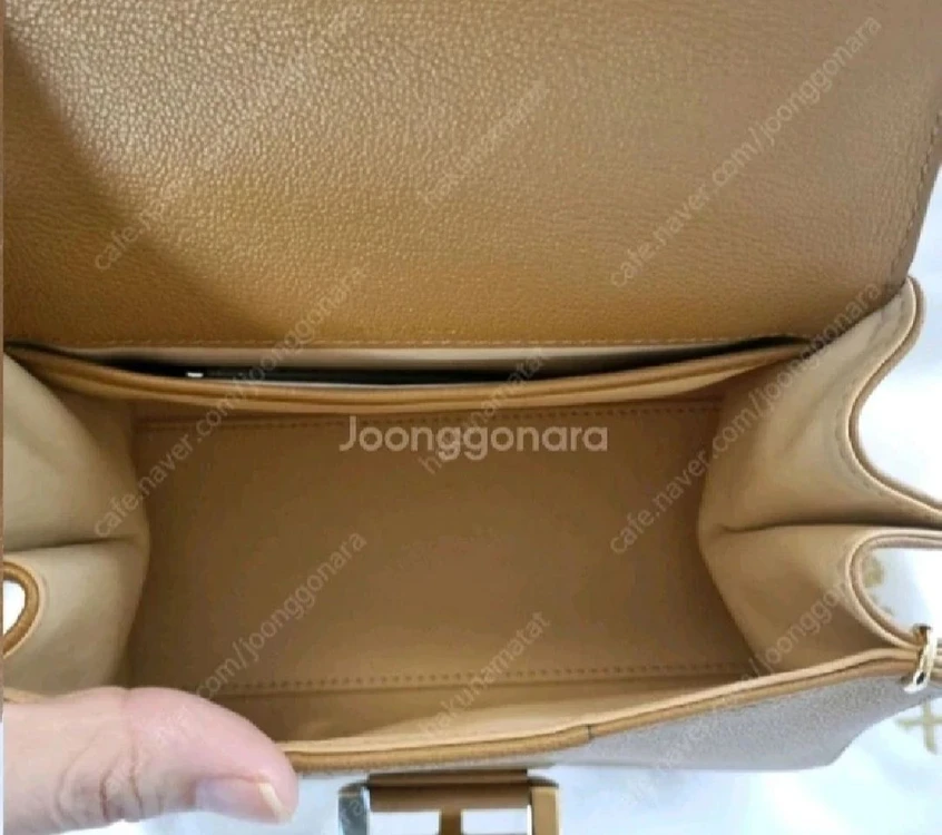 델보 브리앙 미니 로데오카프 가죽 베제탈 새상품 이미지