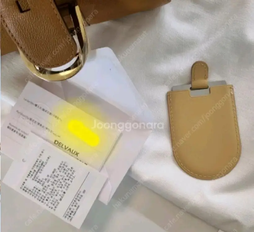 델보 브리앙 미니 로데오카프 가죽 베제탈 새상품 이미지