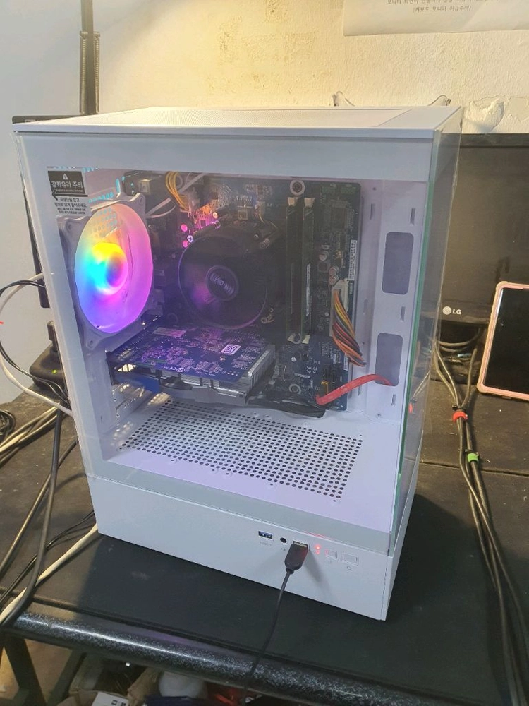 i5 롤 풀옵 컴퓨터 본체 게이밍데스크탑 컴퓨터 이미지