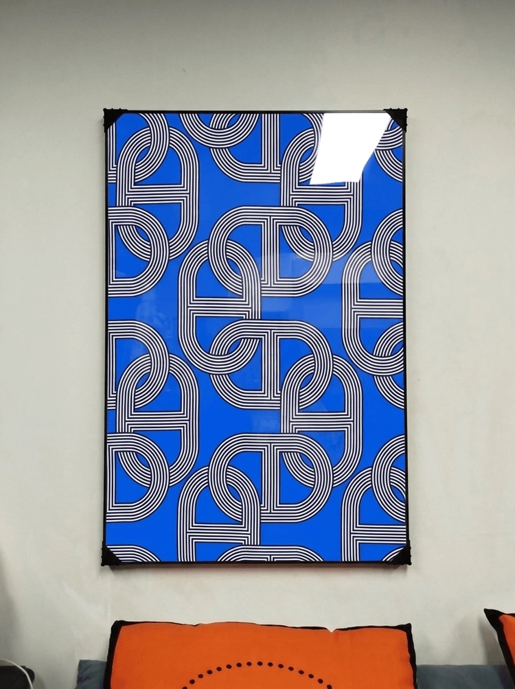 쿠사마야요이 물고기액자 그림 액자 팝아트 인테리어소품 해바라기액자 대형그림액자 거실인테리어 아트포스터 팝아트액자 이미지