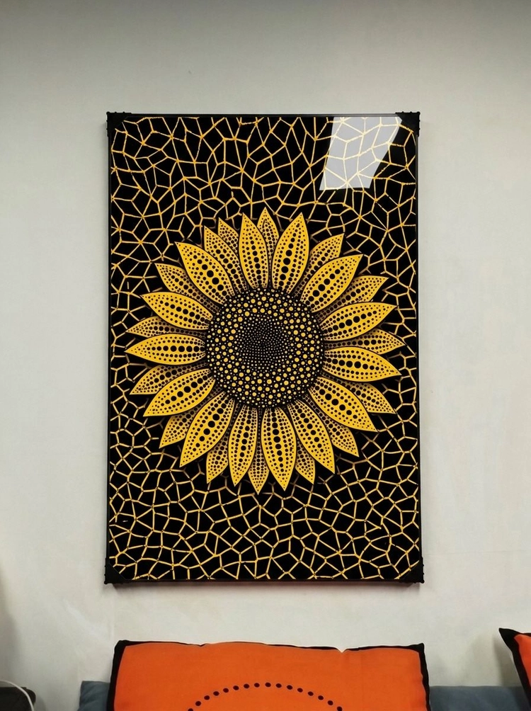 그림 액자 팝아트 인테리어소품 사과액자 가을 테마 팝아트 인테리어소품 사과 그림 액자 쿠사마야요이 거실인테리어 이미지