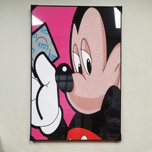 미키마우스 그림 액자 팝아트 인테리어소품 미키마우스액자 대형그림액자 거실인테리어 아트포스터 캔버스액자 팝아트액자 이미지