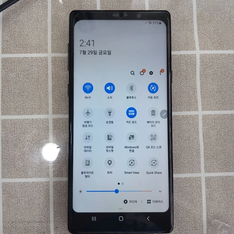 9만원)삼성 갤럭시노트9 램8G 용량512G 밧데리없음 이미지